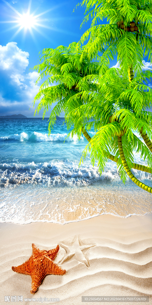 夏威夷浪漫沙滩玄关
