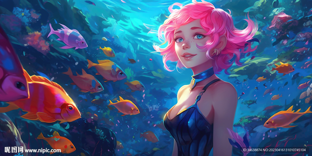深海美人