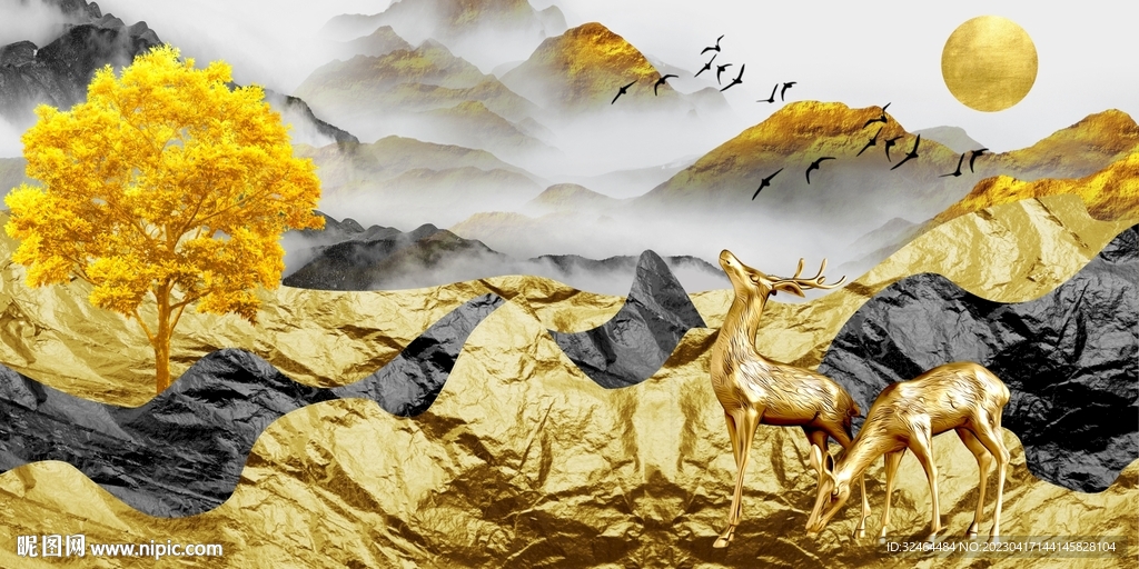 金山麋鹿发财树