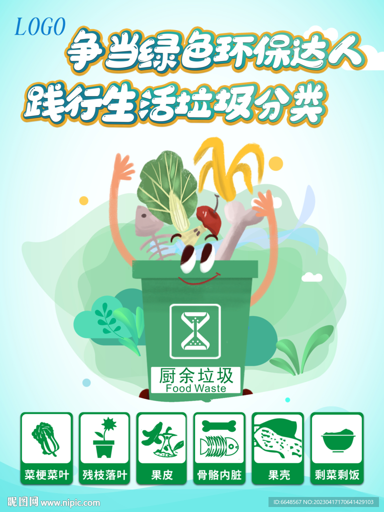 垃圾分类 厨余垃圾