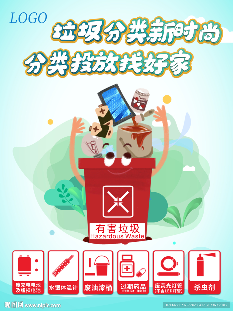 垃圾分类 有害垃圾