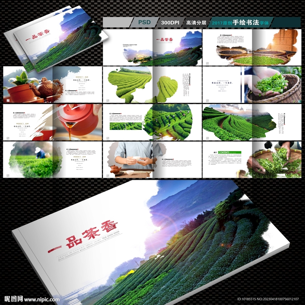 茶叶画册