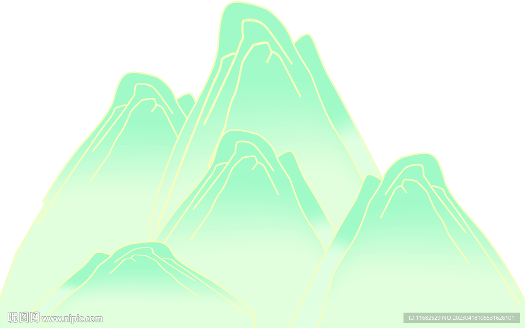 假山 手绘山