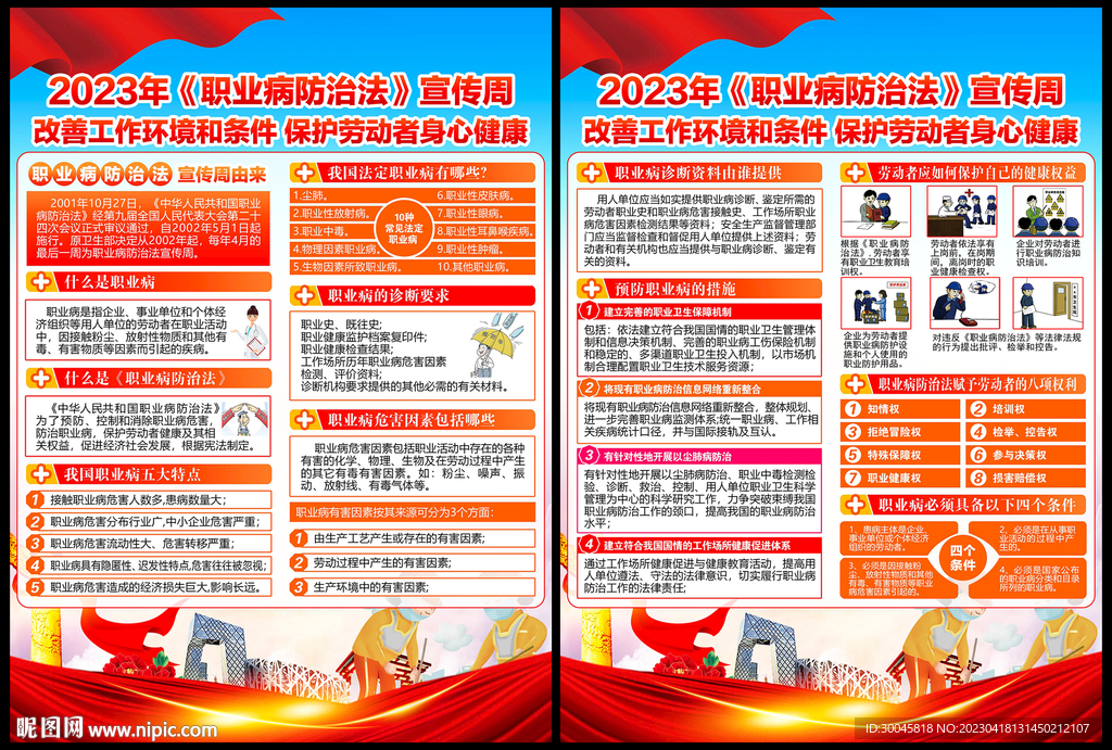 2023年职业病宣传单