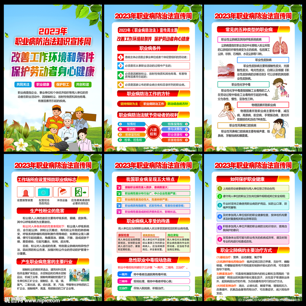 职业病防治法宣传周挂图