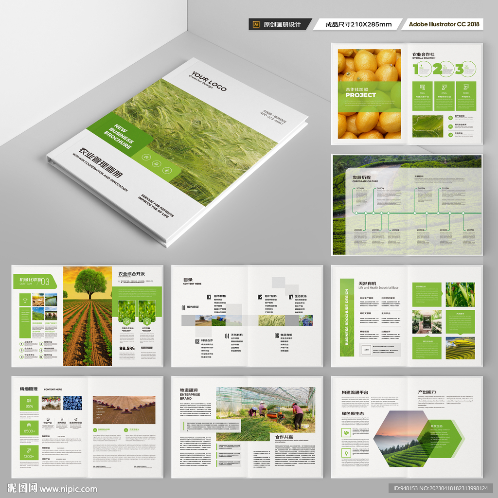 农业合作社画册