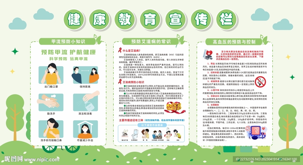 夏季健康教育宣传栏