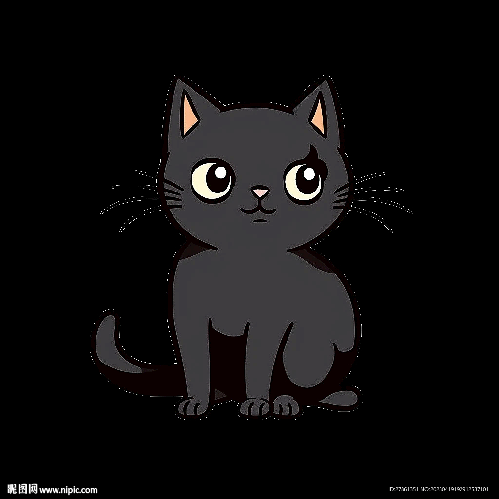 黑色小猫