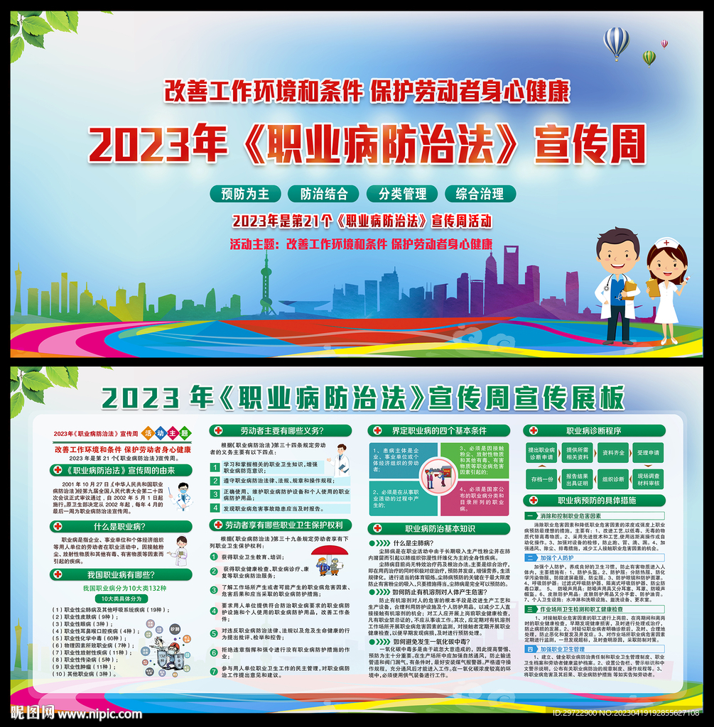 职业病展板