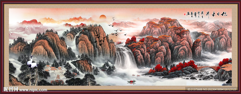 五岳独尊泰山装饰画