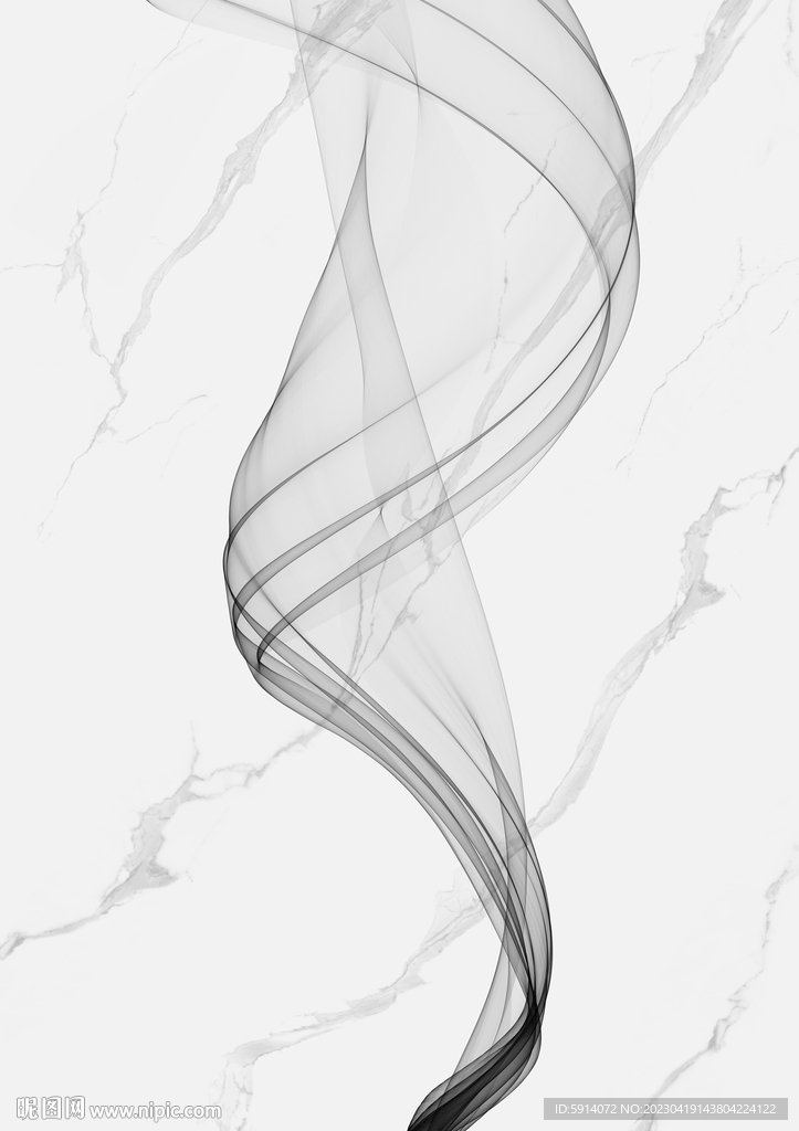 抽象曲线弧线 灰白大理石背景墙