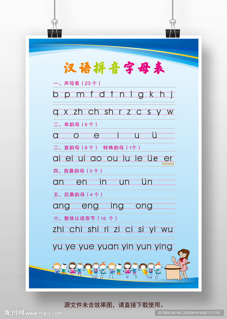 汉语拼音字母表