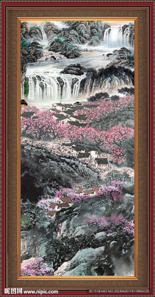 巨幅山水画 