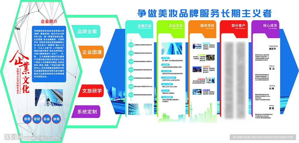 企业文化墙图片