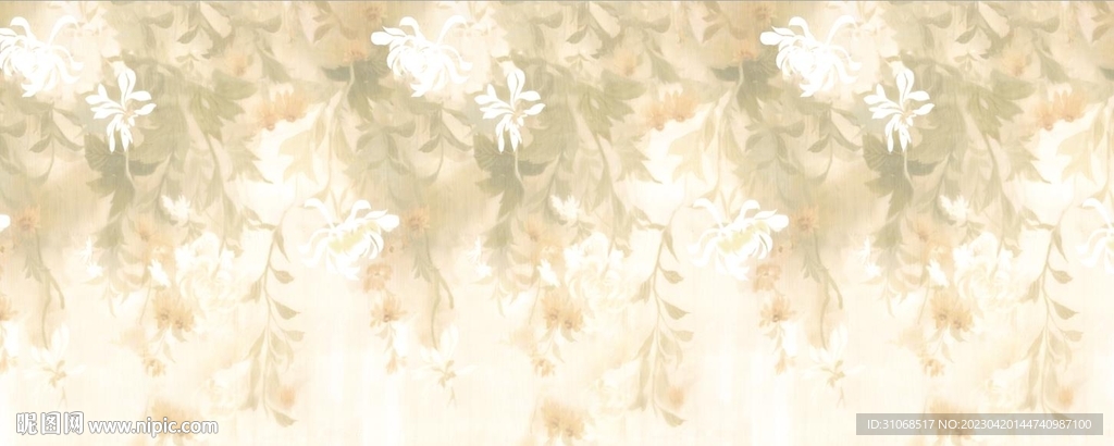 汉服黄色菊花