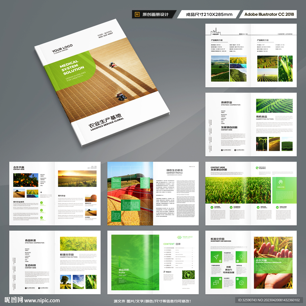 农产品宣传册