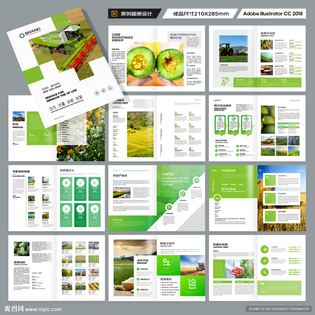 农产品宣传册