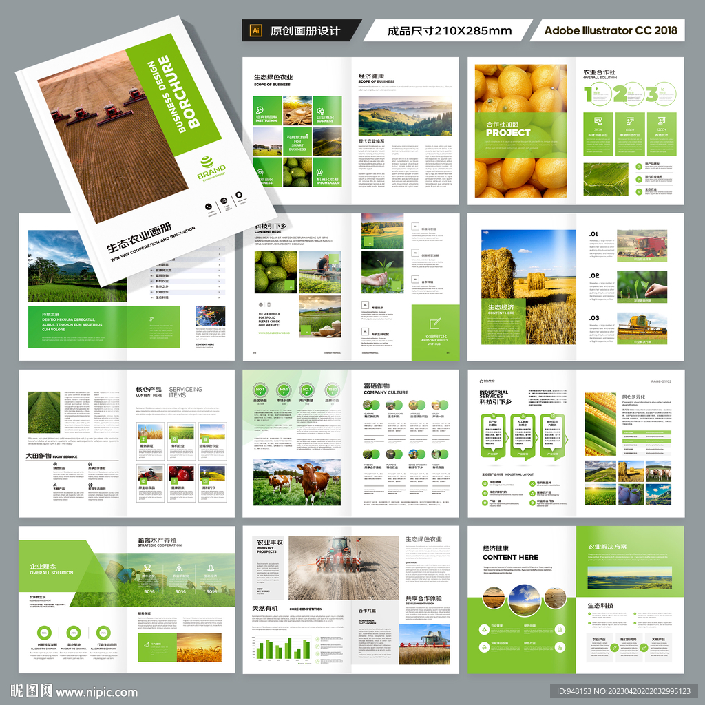农业合作社画册