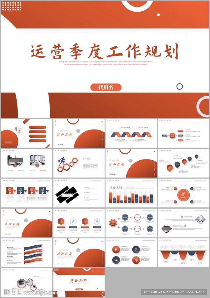 公司年度运营工作总结汇报PPT