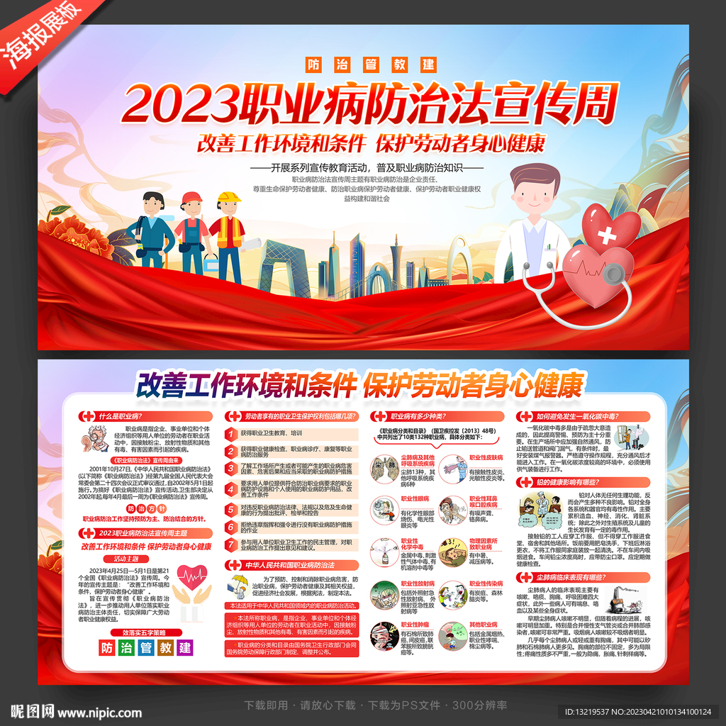 职业病展板