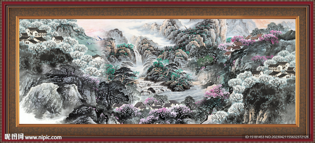 巨幅山水