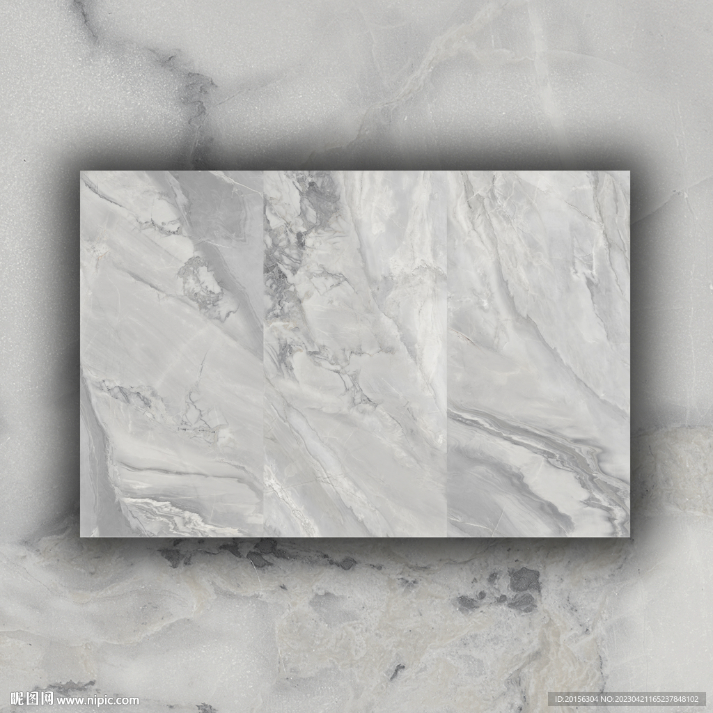 灰色大理石一石三面瓷砖设计文件