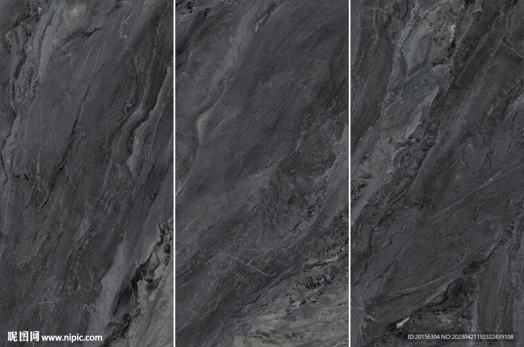 灰黑大理石一石三面瓷砖设计文件