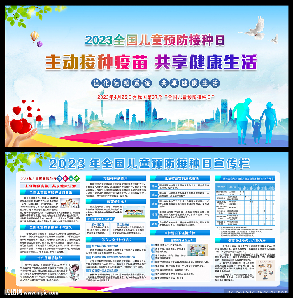 2023全国儿童预防接种日