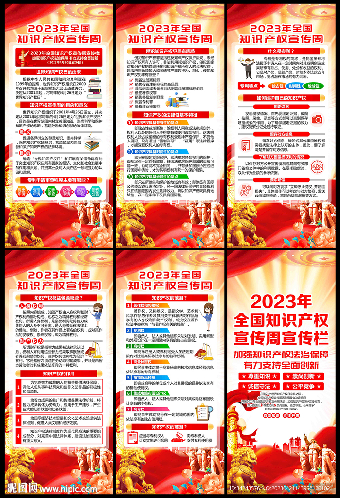 2023年知识产权宣传周展架