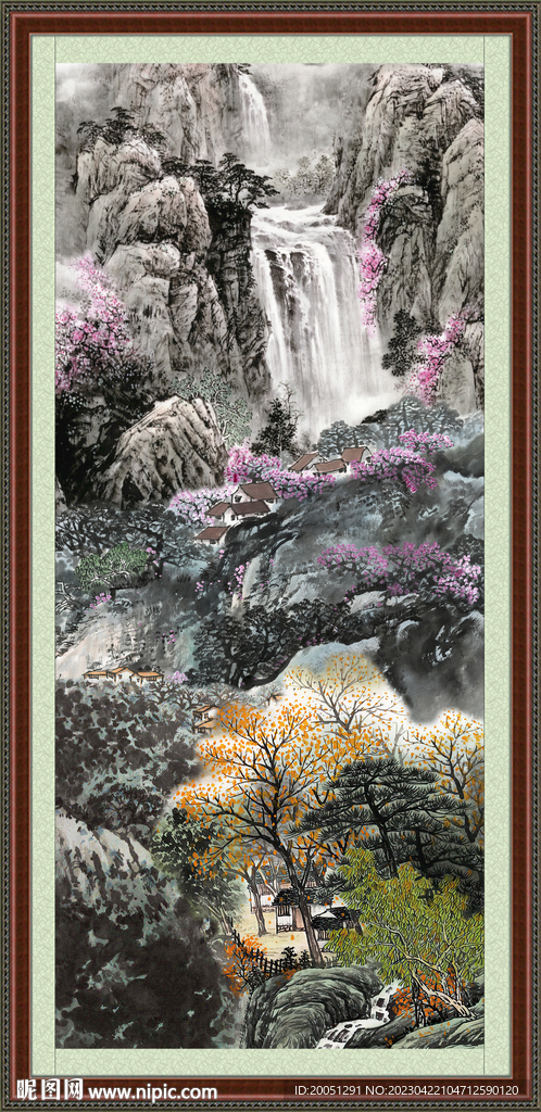 巨幅山水画