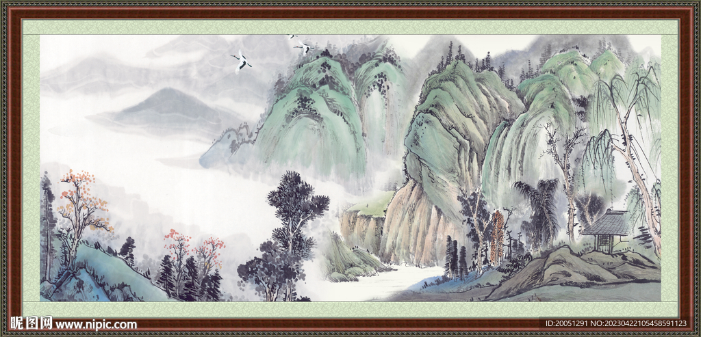巨幅山水画 