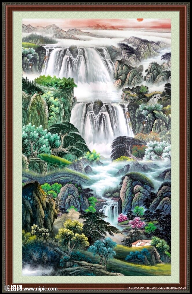 巨幅山水