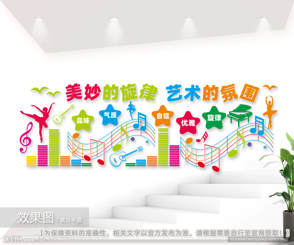 音乐培训室文化墙图片