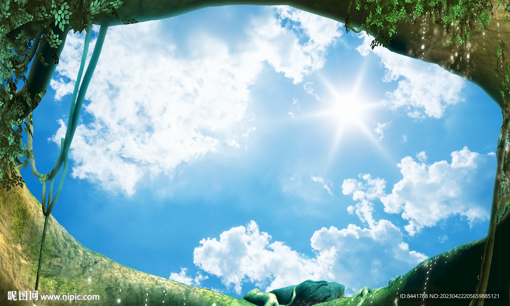 仰视天空