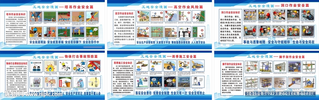 施工现场挂图