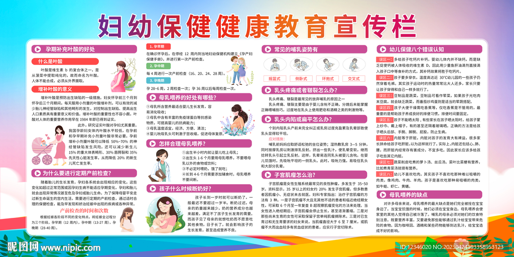 妇幼保健健康教育宣传栏