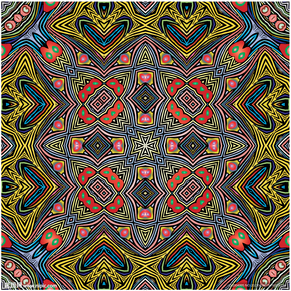 地毯数码印花图案