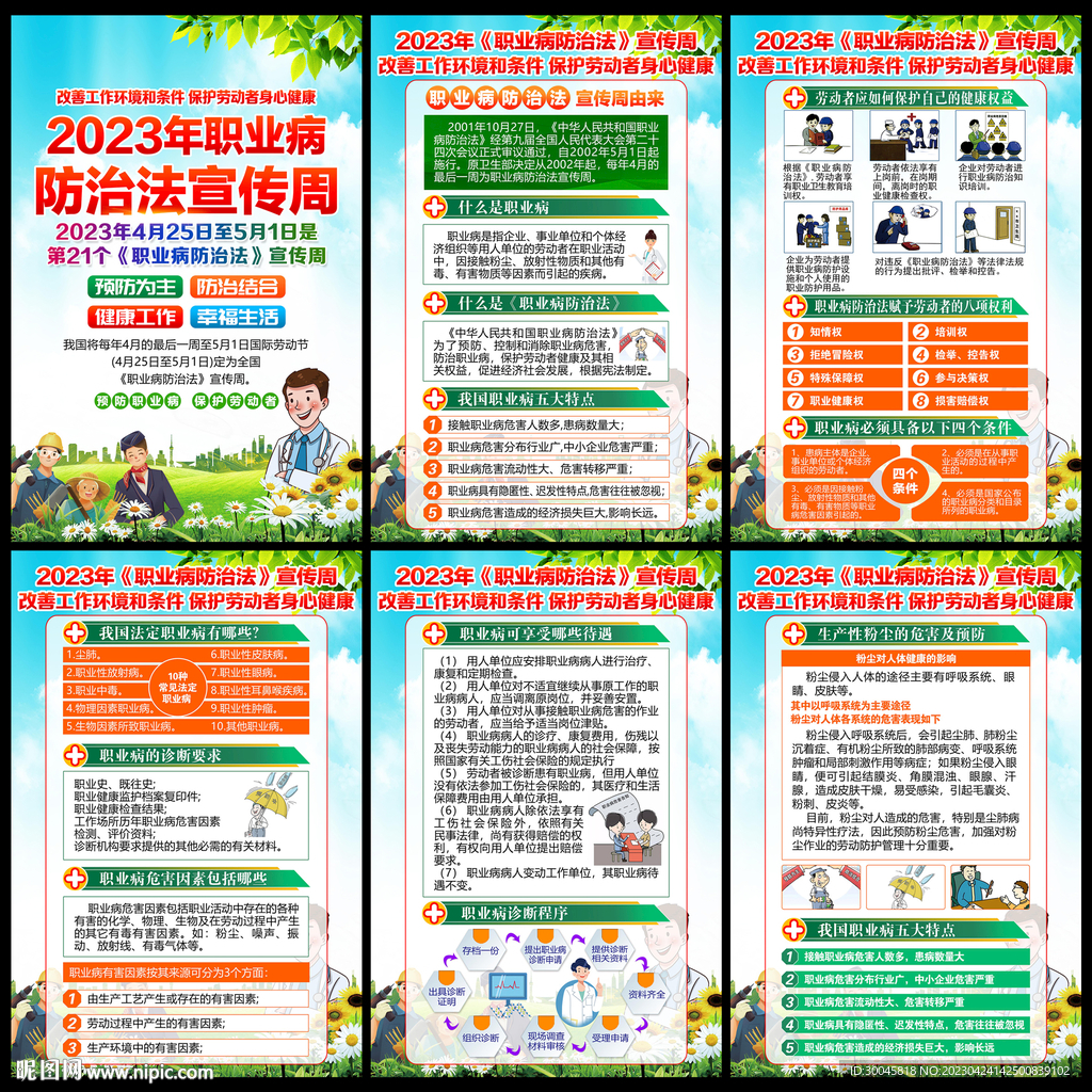 职业病宣传展板