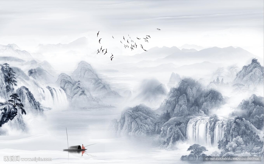 新中式背景墙