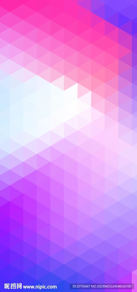 炫彩多边形背景