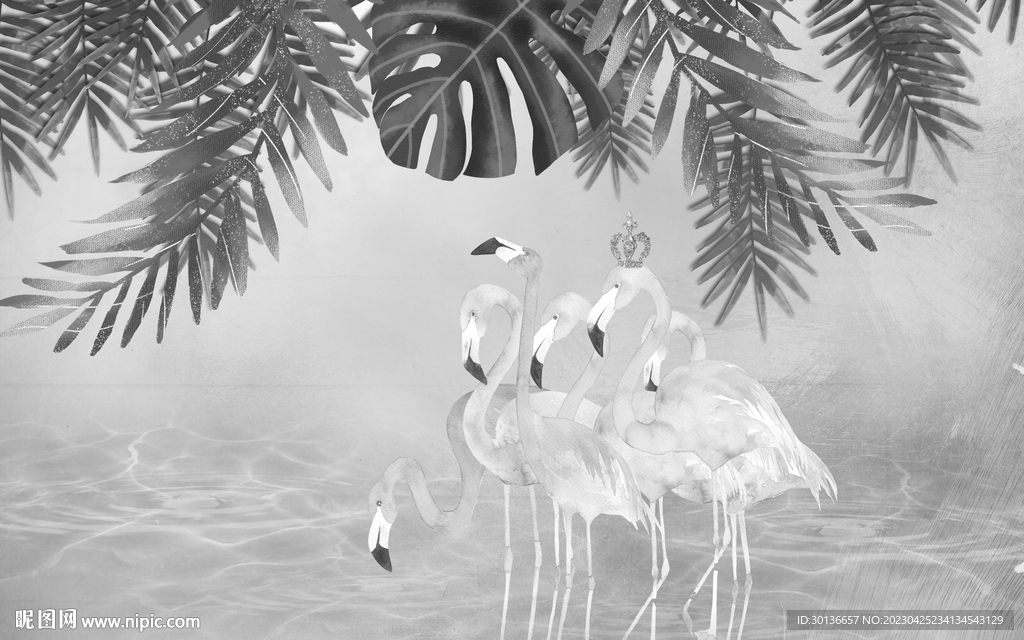 客厅 新灰色装饰画 TIF分层