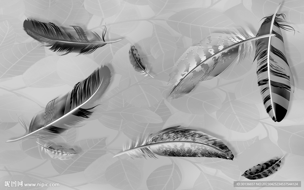 高清 新灰色装饰画 TIF分层