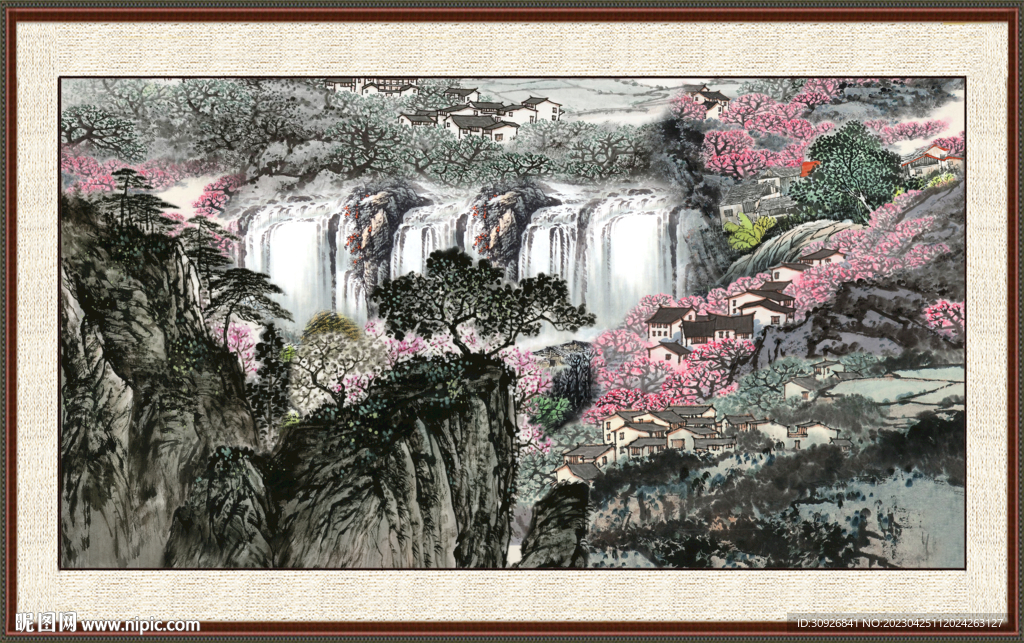 聚宝盆山水