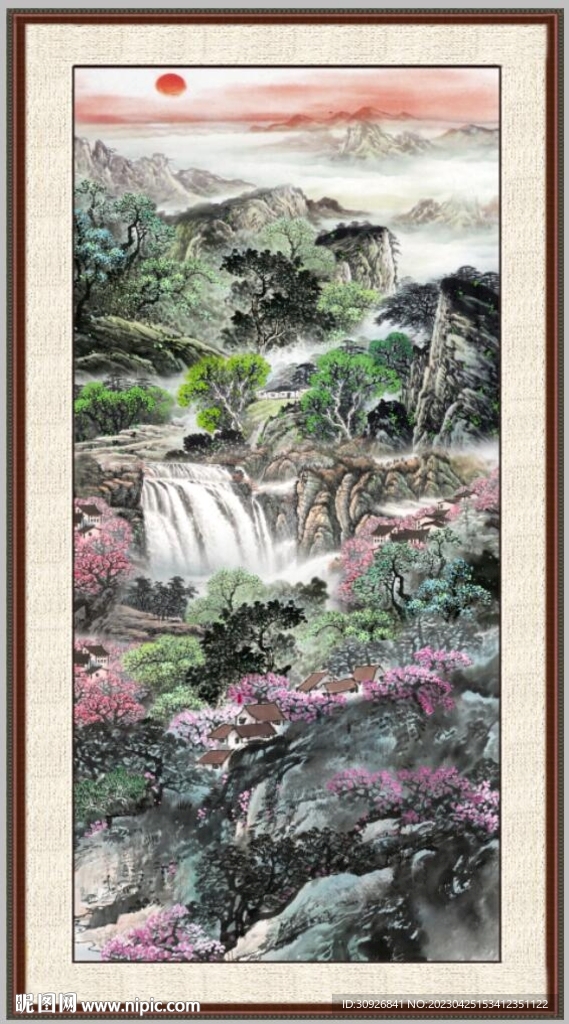 聚宝盆山水