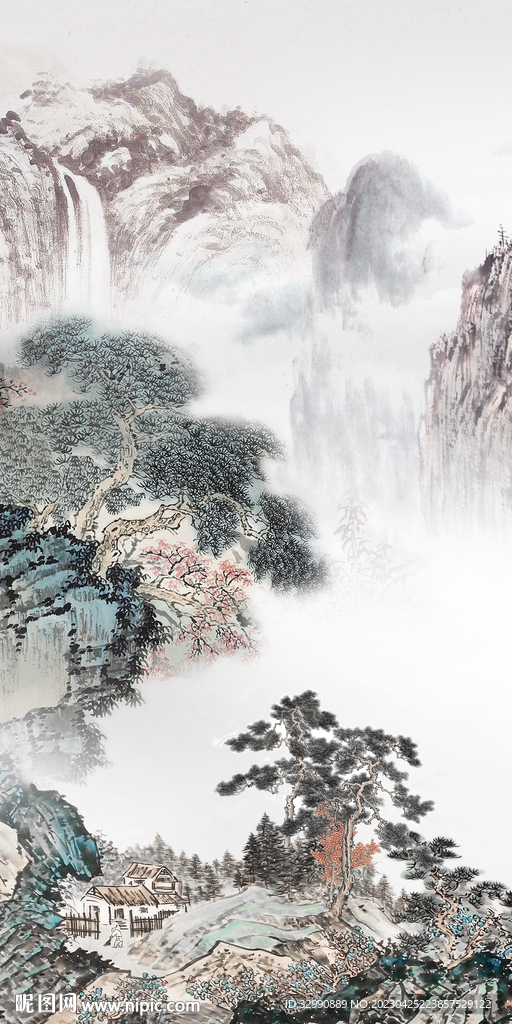 简约 人气简意玄关 tif分层