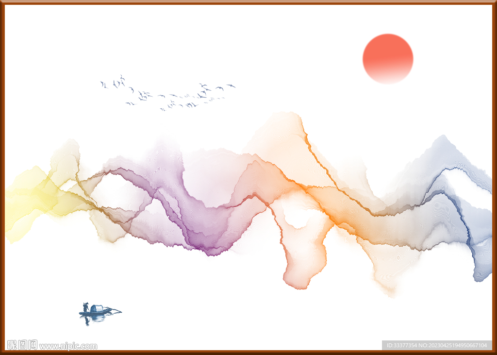 新中式水墨画