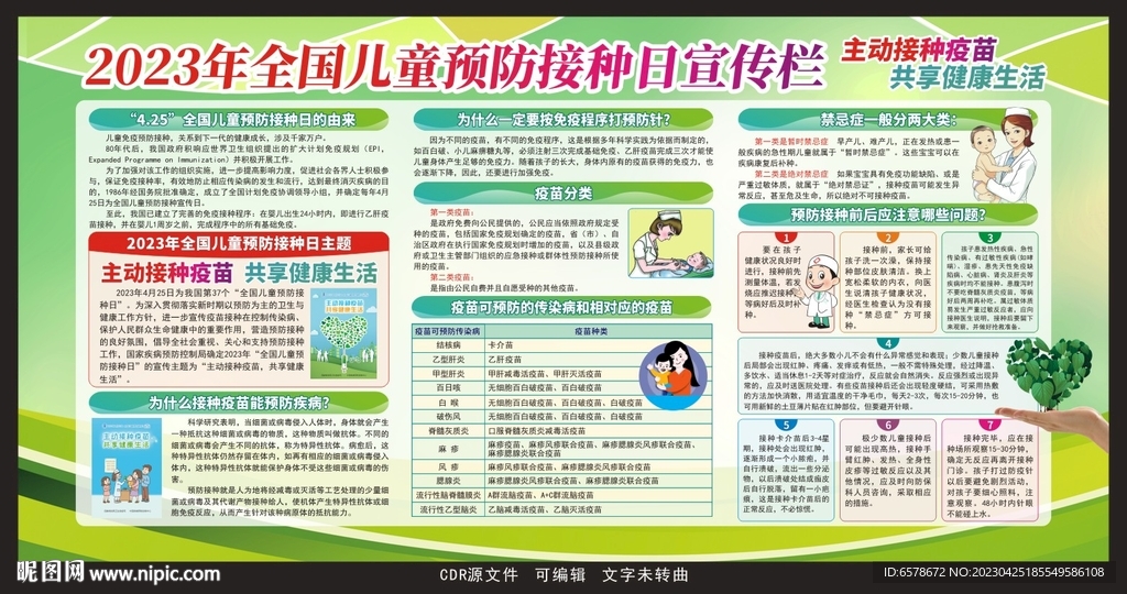 2023全国儿童预防接种日