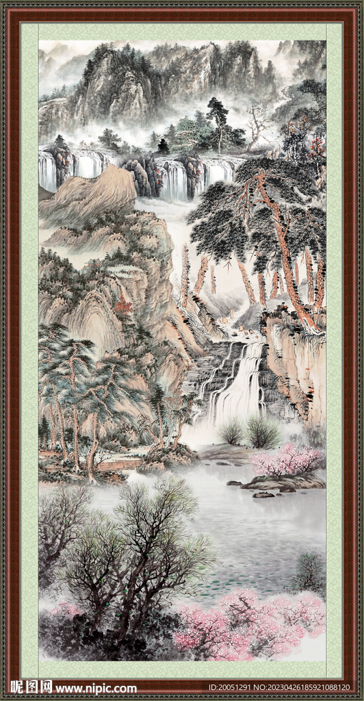 竖版风景画 