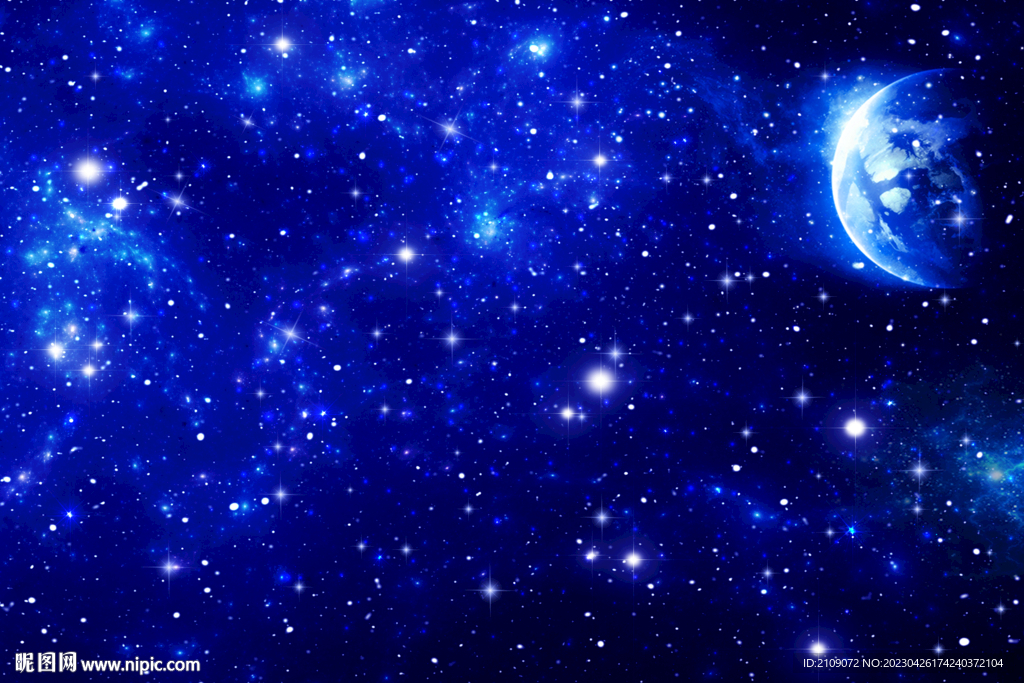 蓝色星空 