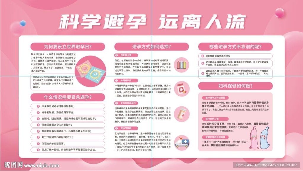 科学避孕远离人流